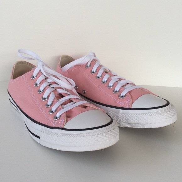 pink converse low top womens